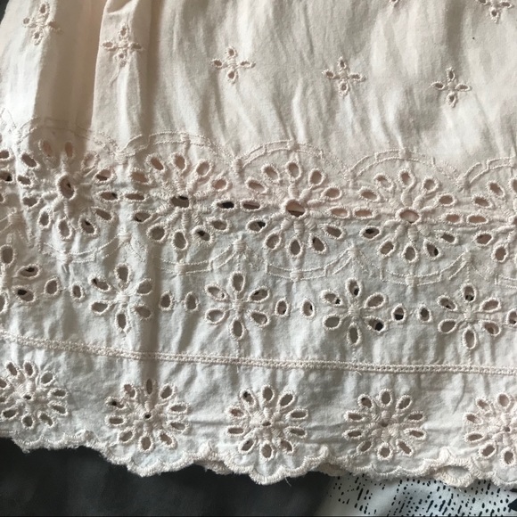 Pink Gap Embroidered Dress, SZ 10 - Picture 3 of 5